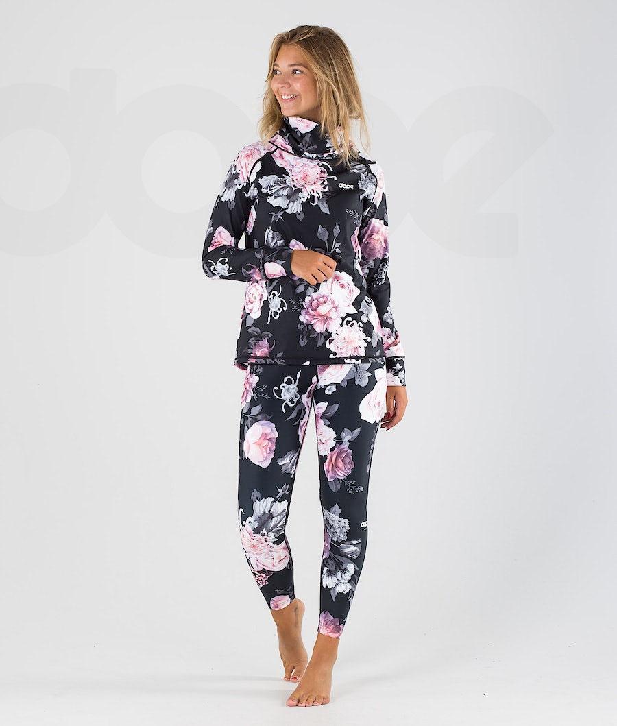 Pink Flower Women's Dope Snuggle W Base Layer Pants | NZ_D2066