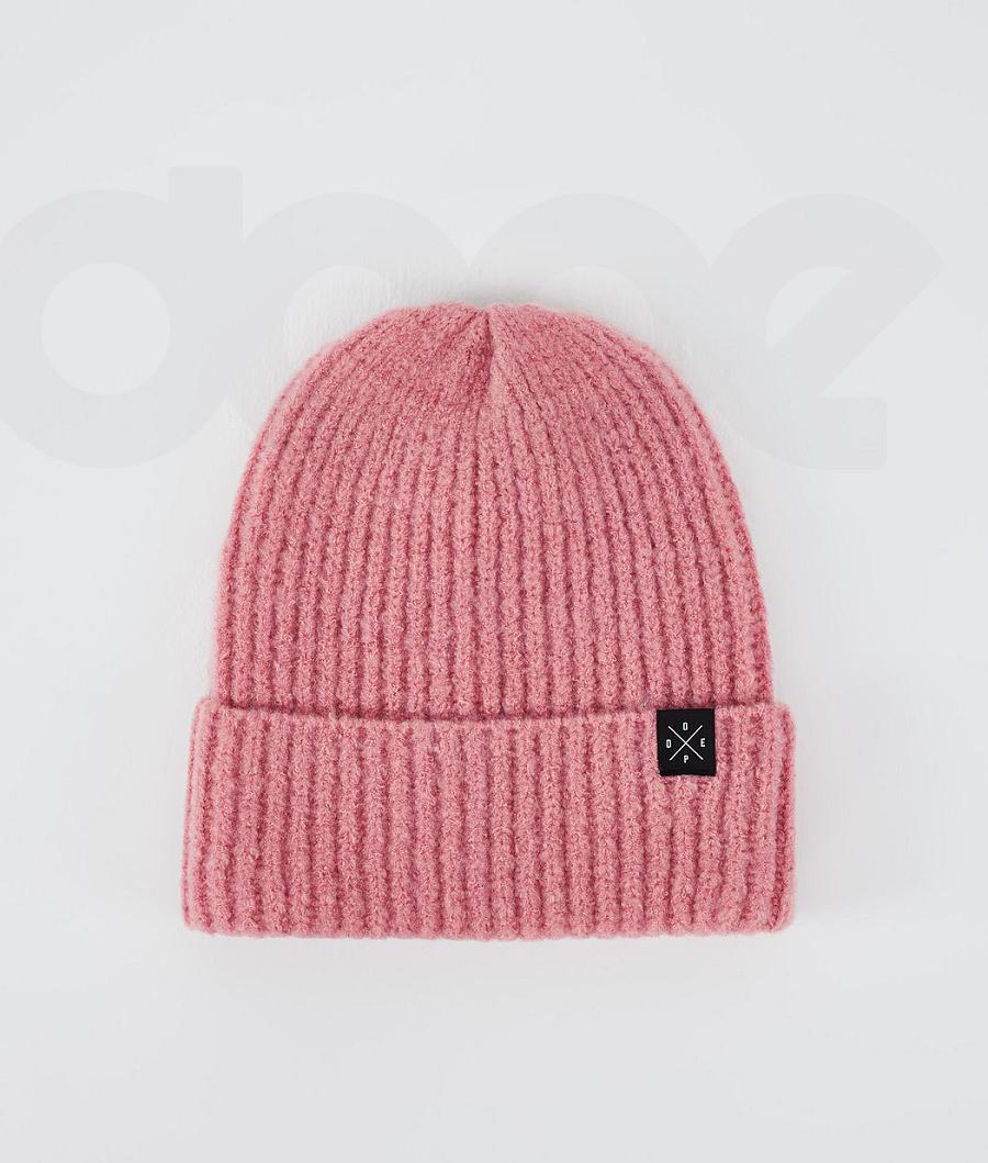 Pink Men\'s Dope Chunky Beanies | NZ_D1496