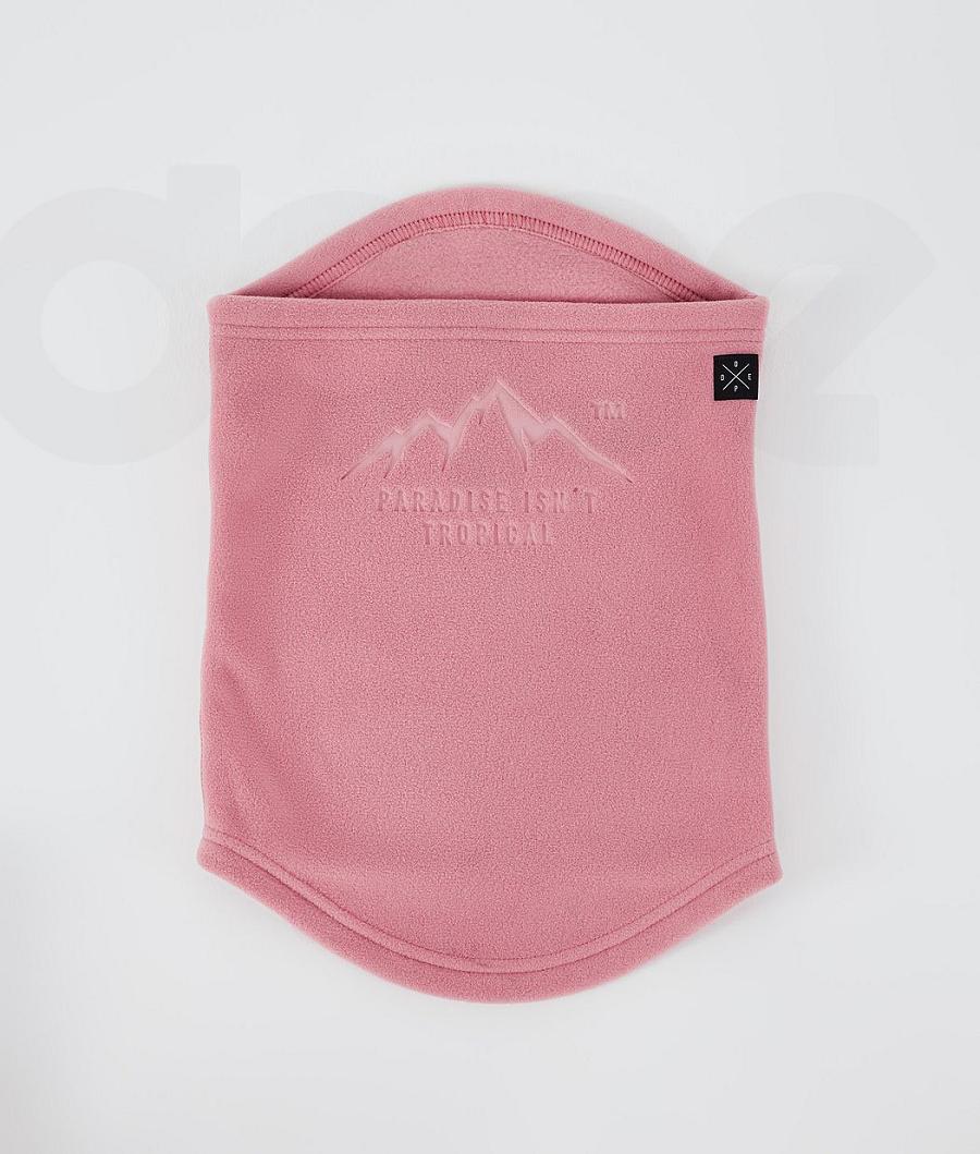 Pink Men's Dope Cozy Hood II Facemasks | NZ_D1090