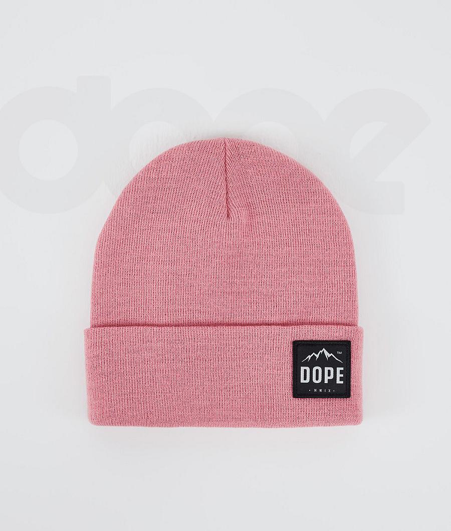 Pink Men\'s Dope Paradise Beanies | NZ_D1187