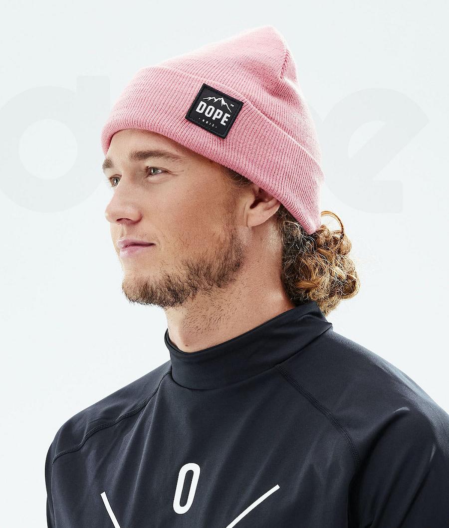 Pink Men's Dope Paradise Beanies | NZ_D1665