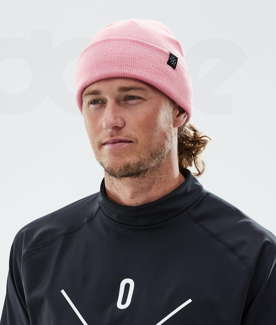 Pink Men's Dope Solitude Beanies | NZ_D2224