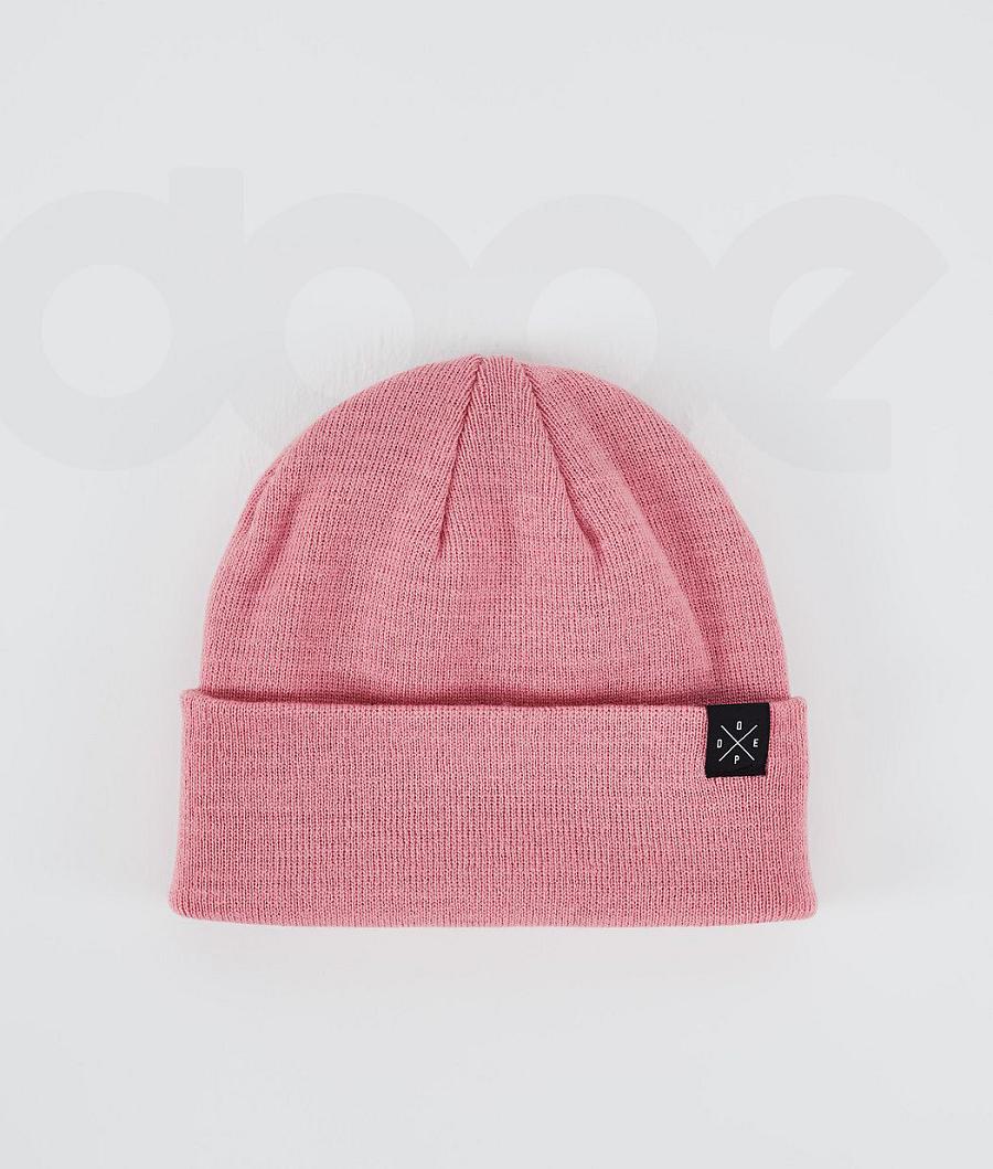 Pink Men\'s Dope Solitude Beanies | NZ_D2224