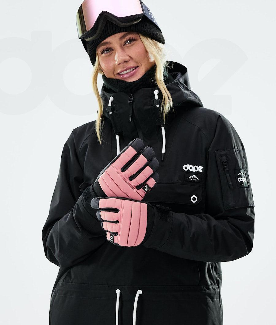 Pink Women's Dope Ace 2021 Snowboard Gloves | NZ_D1130