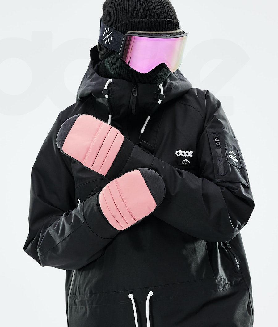 Pink Women's Dope Ace 2021 Snowboard Gloves | NZ_D1207