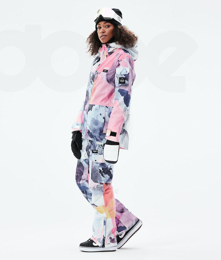 Pink Women's Dope Adept W 2021 Snowboard Jackets | NZ_D2120