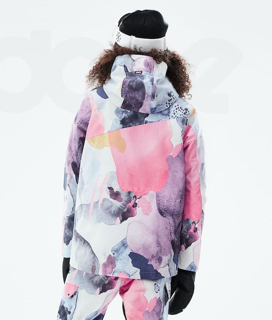 Pink Women's Dope Adept W 2021 Snowboard Jackets | NZ_D2120