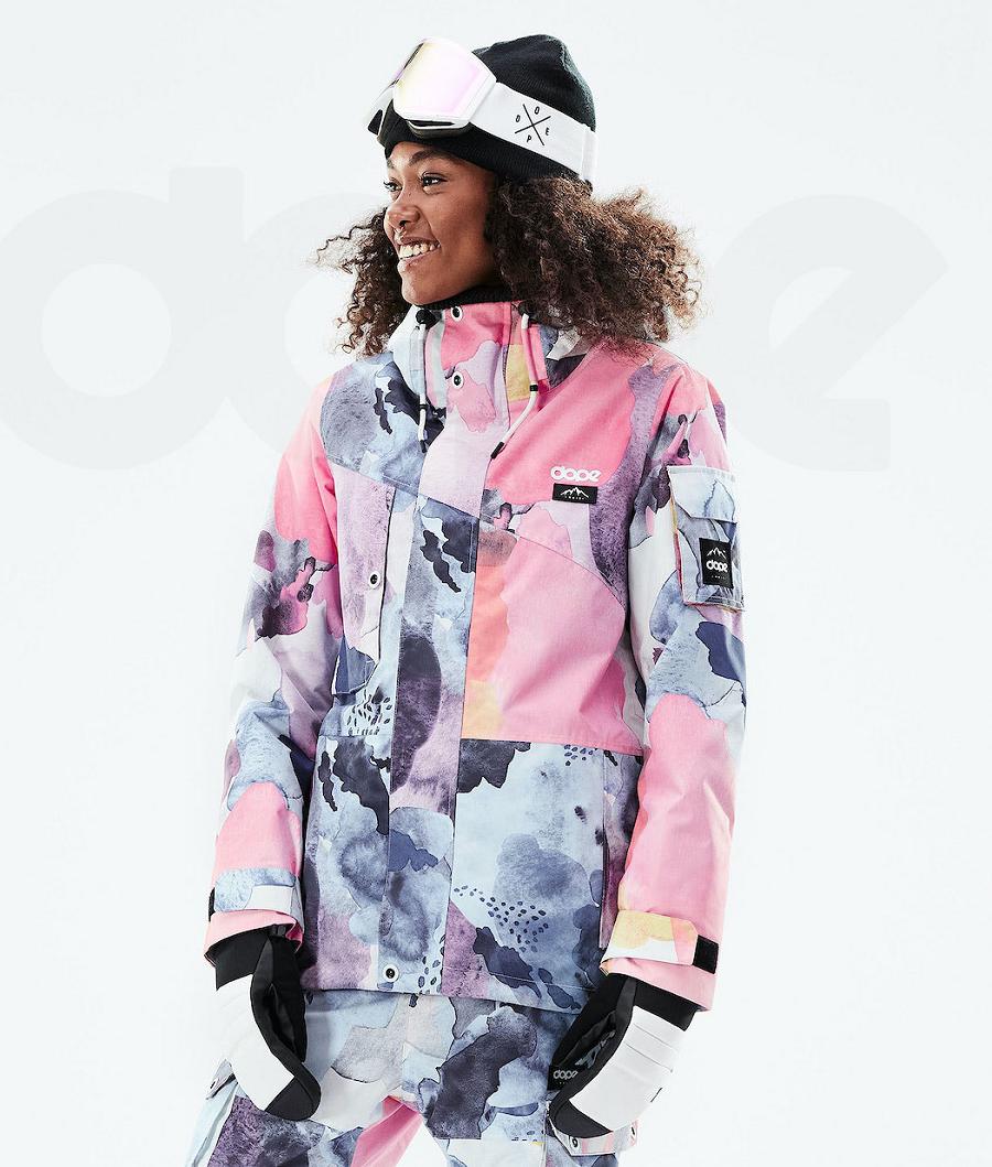 Pink Women\'s Dope Adept W 2021 Snowboard Jackets | NZ_D2120
