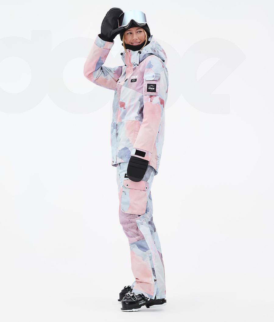 Pink Women's Dope Adept W Ski Jackets | NZ_D1453