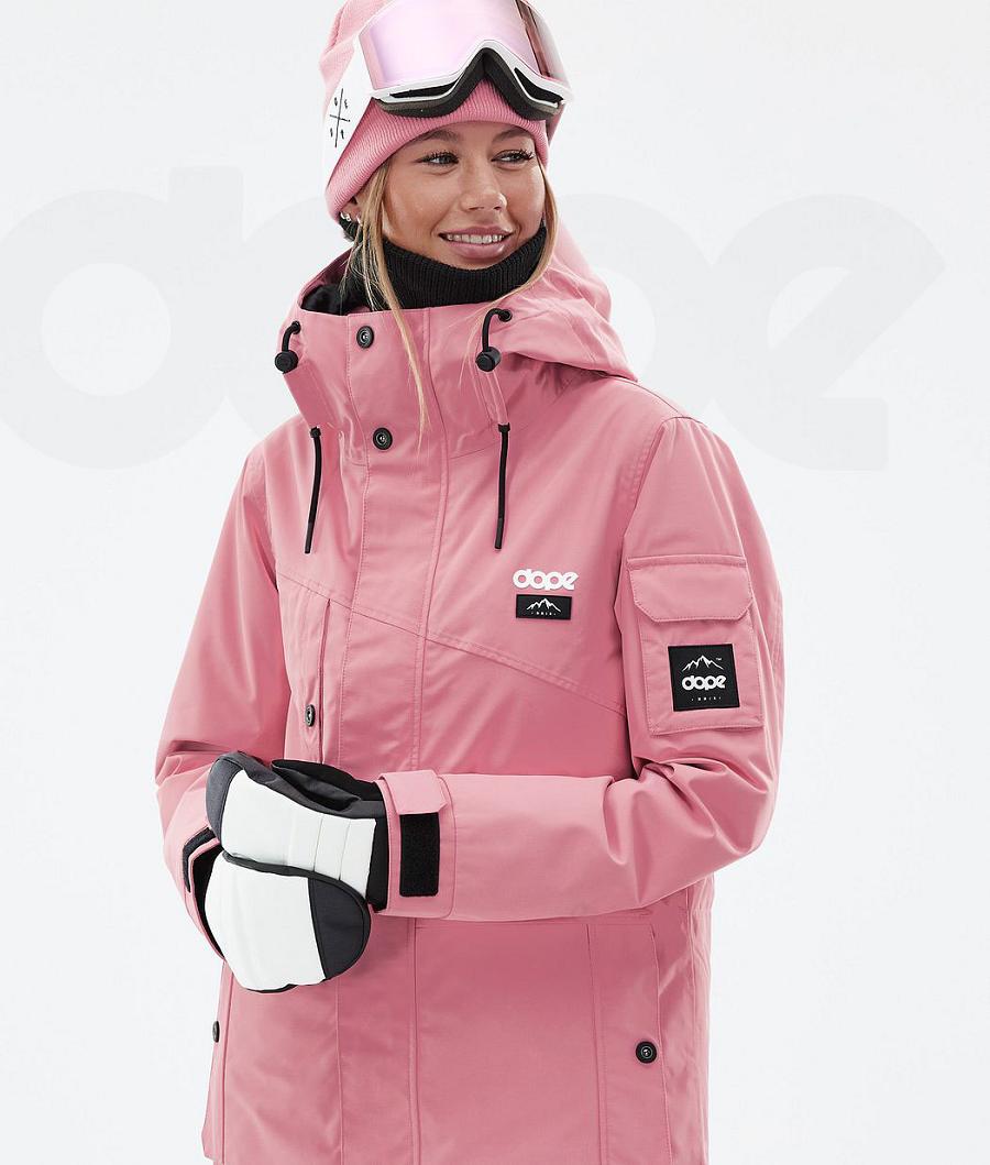 Pink Women's Dope Adept W Snowboard Jackets | NZ_D2344
