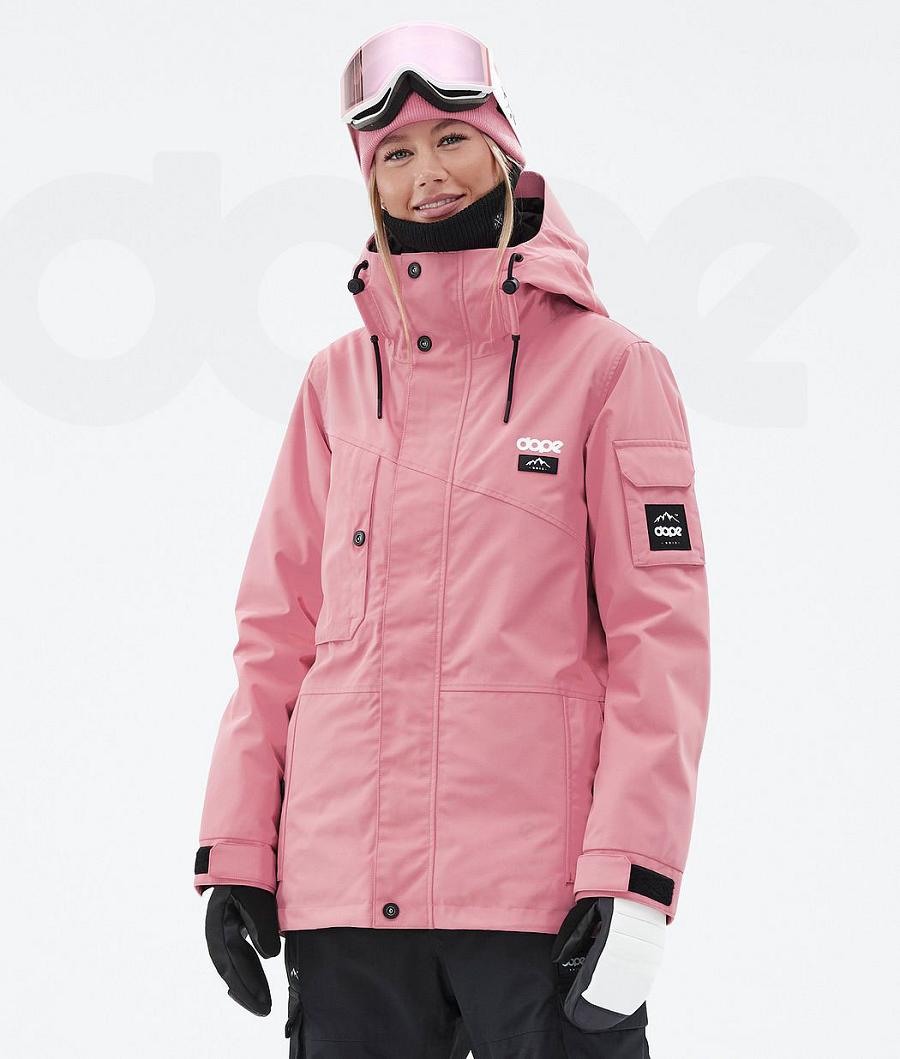 Pink Women\'s Dope Adept W Snowboard Jackets | NZ_D2344