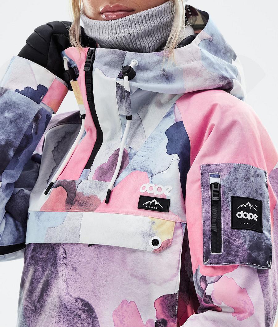 Pink Women's Dope Annok W 2021 Snowboard Jackets | NZ_D1198