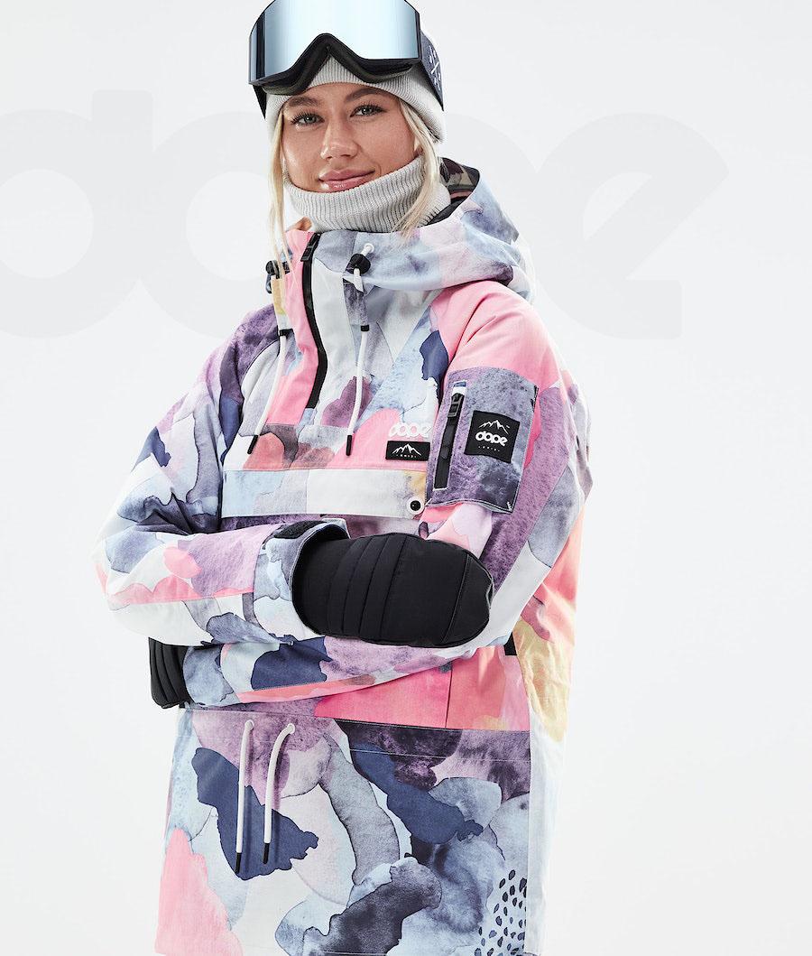 Pink Women's Dope Annok W 2021 Snowboard Jackets | NZ_D1198