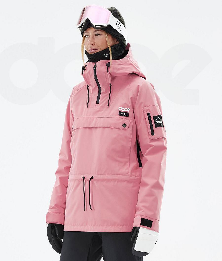 Pink Women\'s Dope Annok W Snowboard Jackets | NZ_D1909