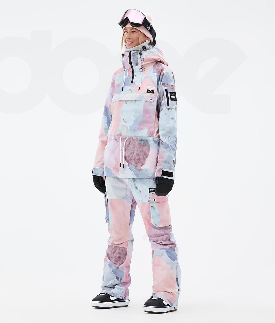 Pink Women's Dope Annok W Snowboard Jackets | NZ_D2341