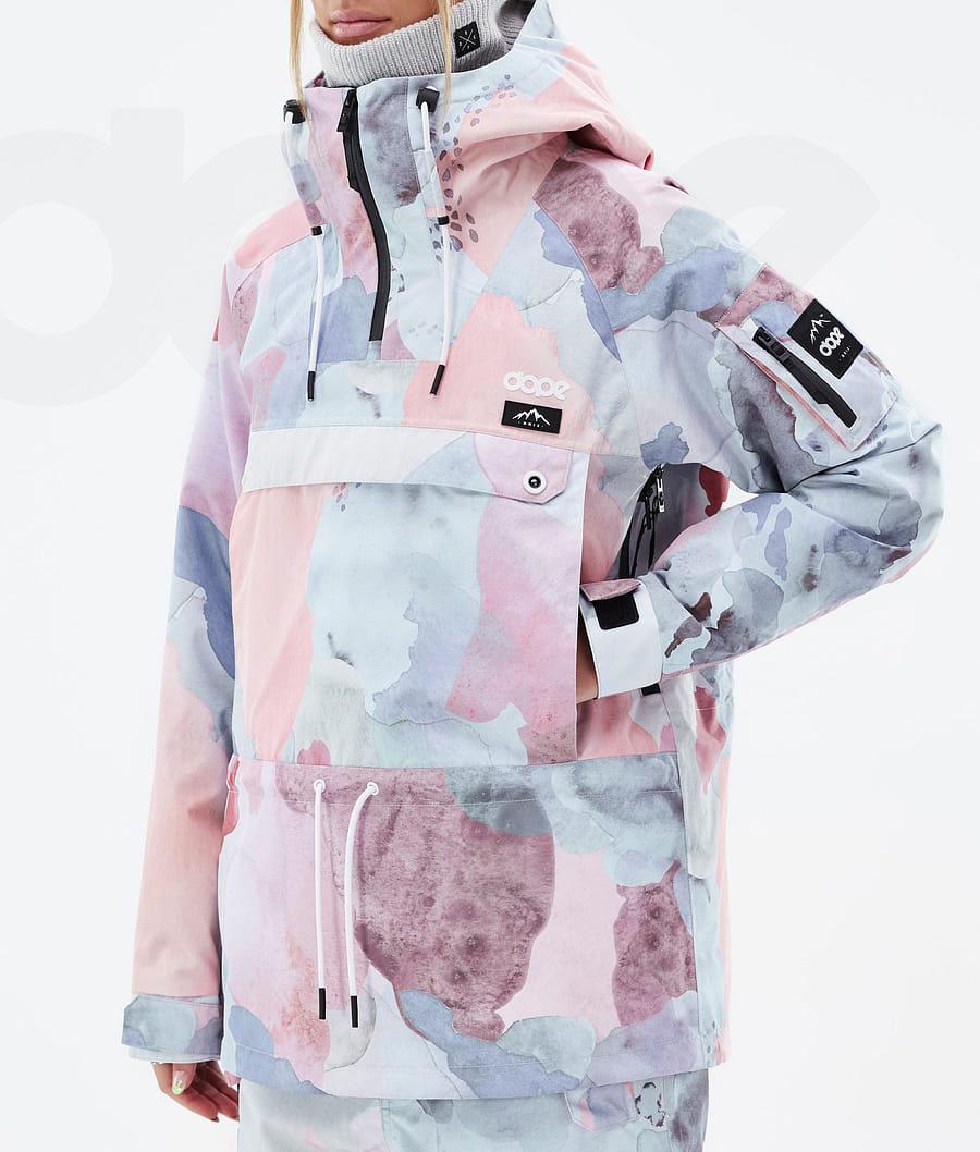 Pink Women's Dope Annok W Snowboard Jackets | NZ_D2341