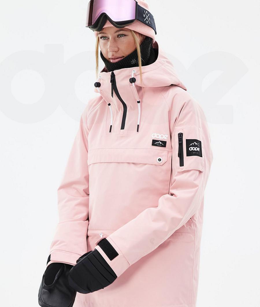 Pink Women's Dope Annok W Snowboard Jackets | NZ_D2360