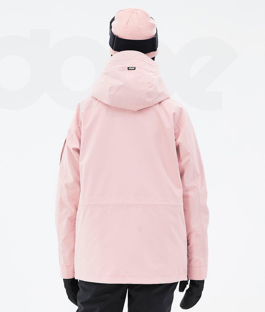 Pink Women's Dope Annok W Snowboard Jackets | NZ_D2360