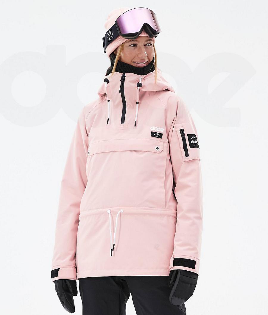 Pink Women\'s Dope Annok W Snowboard Jackets | NZ_D2360