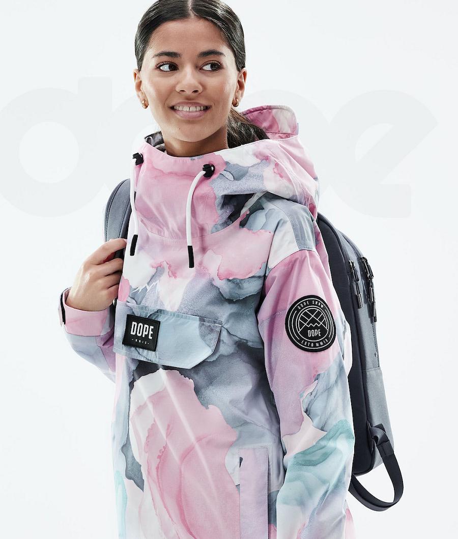 Pink Women's Dope Blizzard Light W Outdoor Jackets | NZ_D1142