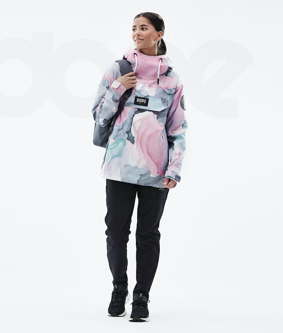 Pink Women's Dope Blizzard Light W Outdoor Jackets | NZ_D1142