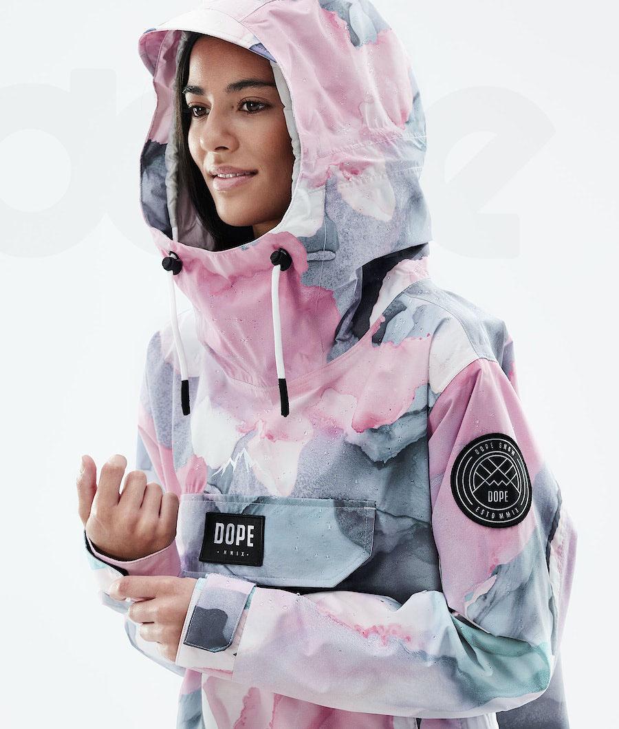 Pink Women's Dope Blizzard Light W Outdoor Jackets | NZ_D1142
