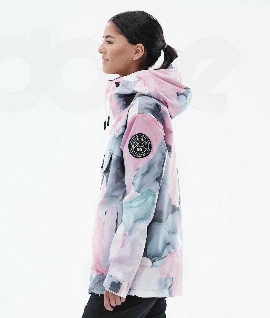 Pink Women's Dope Blizzard Light W Outdoor Jackets | NZ_D1142