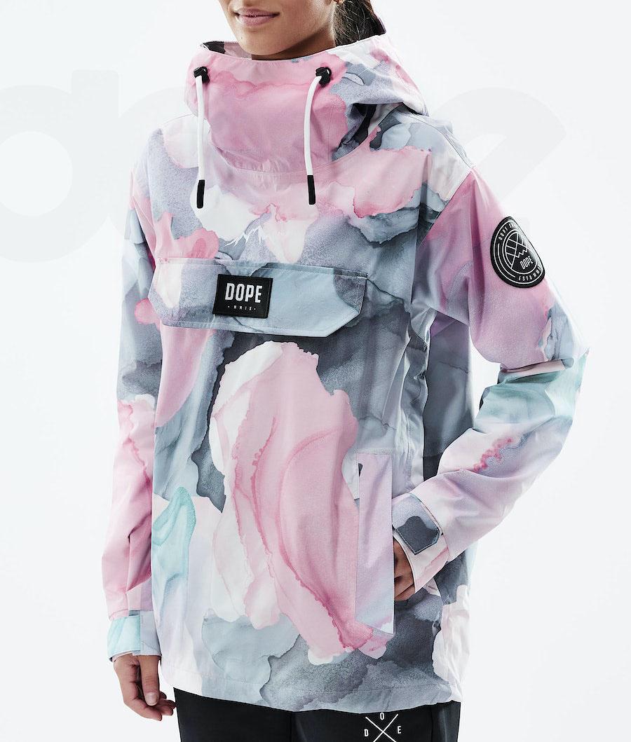 Pink Women's Dope Blizzard Light W Outdoor Jackets | NZ_D1142