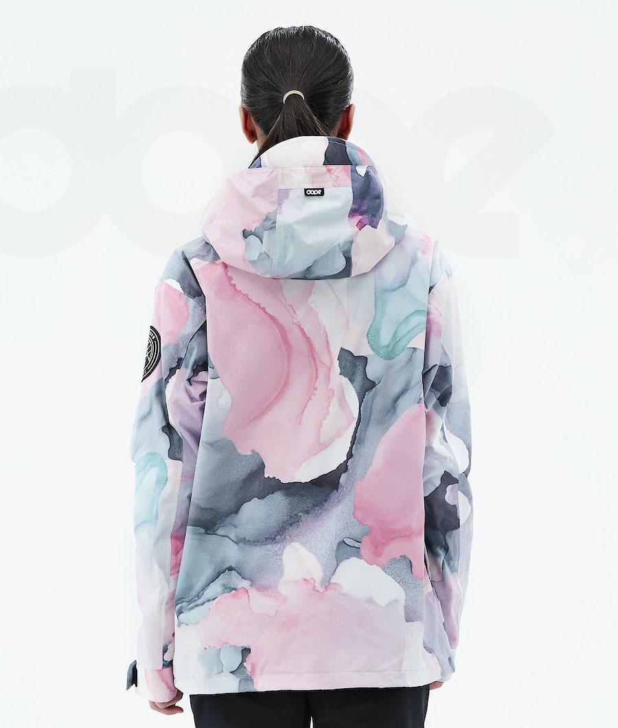 Pink Women's Dope Blizzard Light W Outdoor Jackets | NZ_D1142