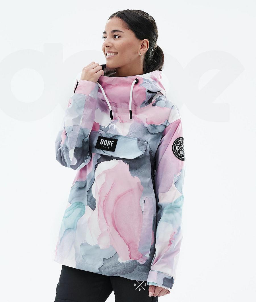 Pink Women\'s Dope Blizzard Light W Outdoor Jackets | NZ_D1142