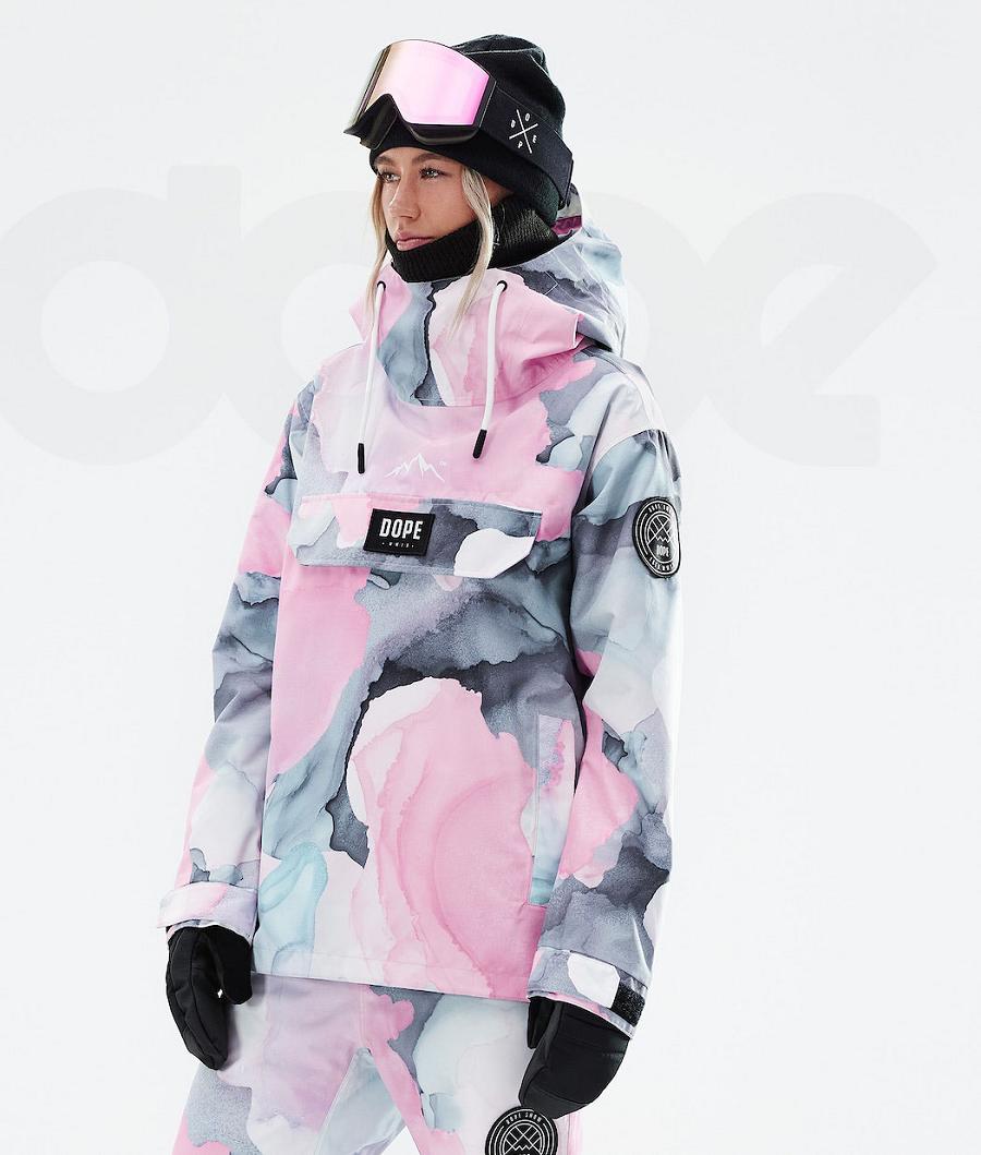 Pink Women\'s Dope Blizzard W 2021 Ski Jackets | NZ_D2076