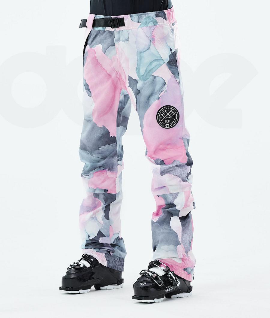Pink Women\'s Dope Blizzard W 2021 Ski Pants | NZ_D1508