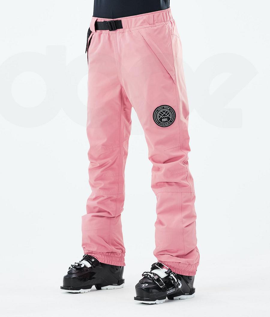 Pink Women\'s Dope Blizzard W 2021 Ski Pants | NZ_D1903
