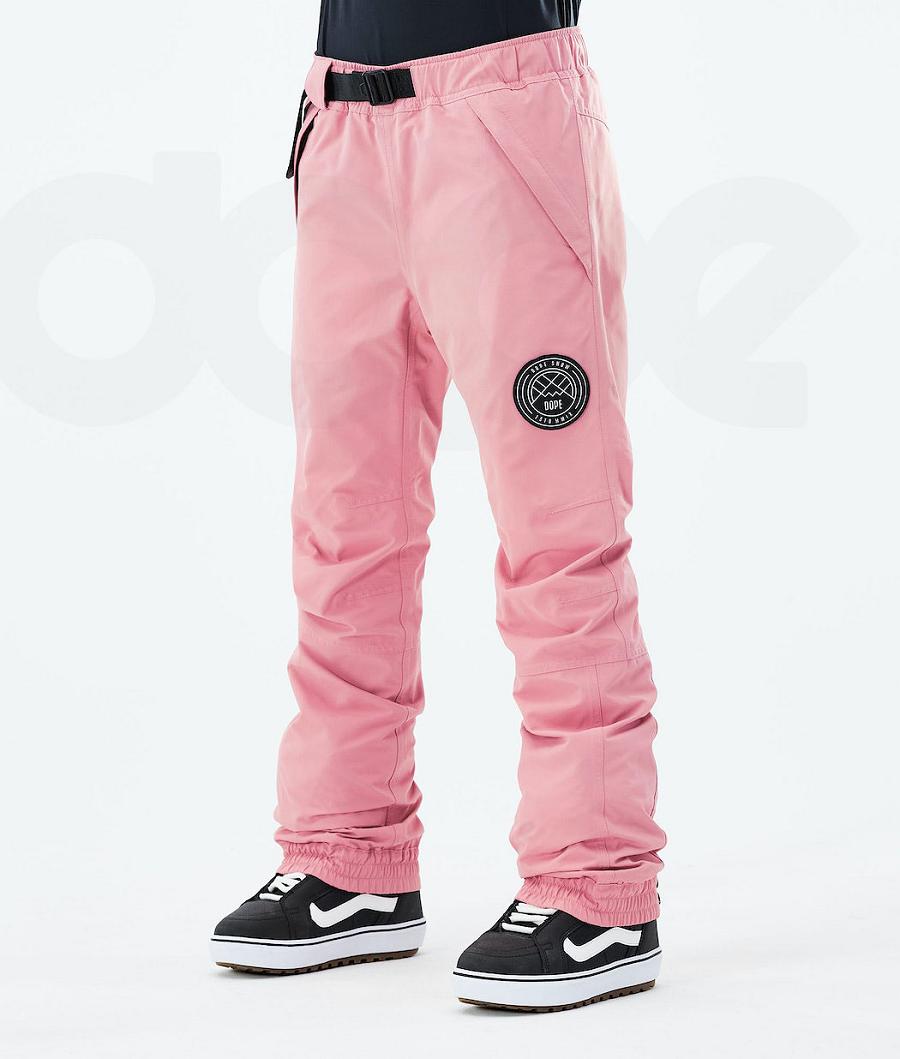 Pink Women\'s Dope Blizzard W 2021 Snowboard Pants | NZ_D2534
