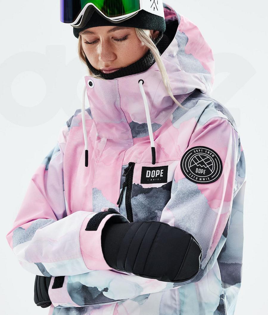 Pink Women's Dope Blizzard W Full Zip 2021 Snowboard Jackets | NZ_D1137