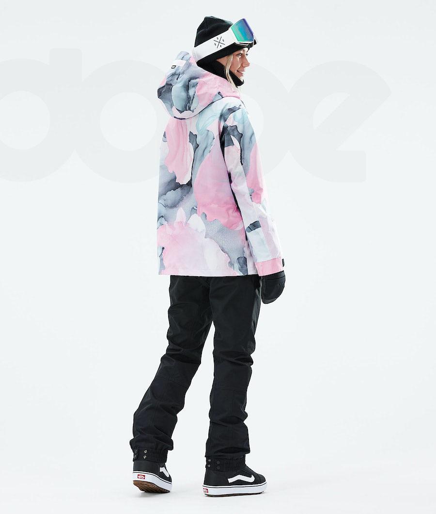 Pink Women's Dope Blizzard W Full Zip 2021 Snowboard Jackets | NZ_D1137