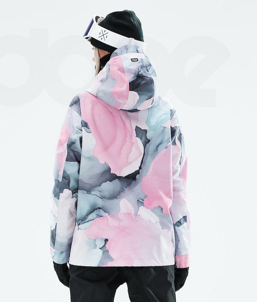 Pink Women's Dope Blizzard W Full Zip 2021 Snowboard Jackets | NZ_D1137