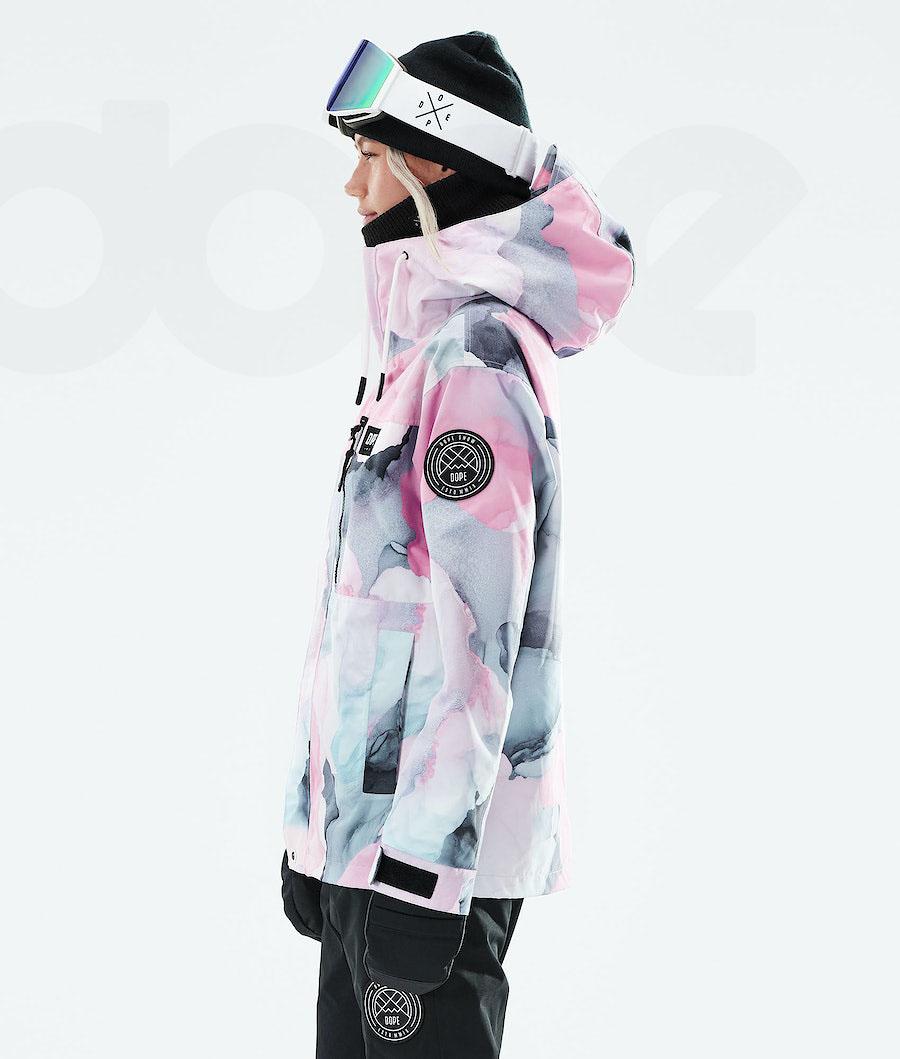 Pink Women's Dope Blizzard W Full Zip 2021 Snowboard Jackets | NZ_D1137