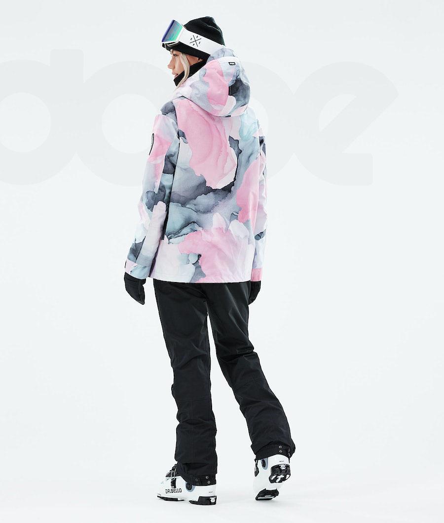 Pink Women's Dope Blizzard W Full Zip 2021 Ski Jackets | NZ_D2533
