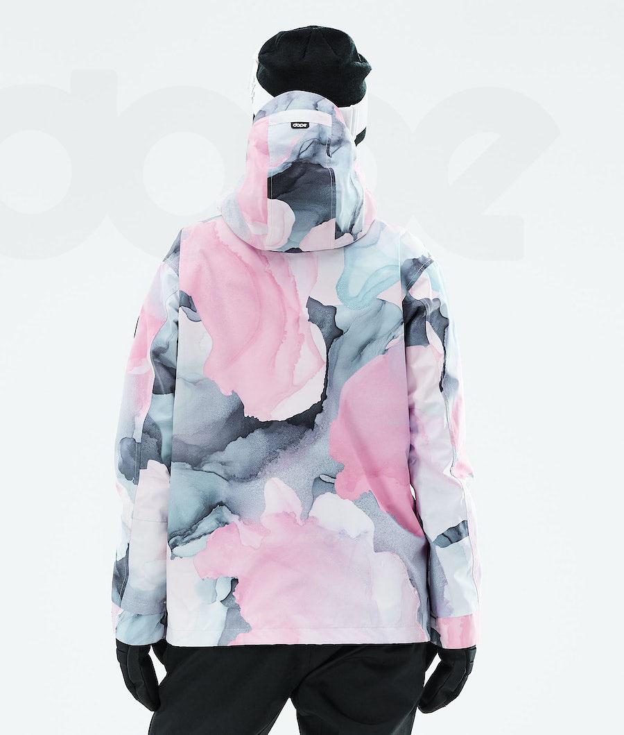 Pink Women's Dope Blizzard W Full Zip 2021 Ski Jackets | NZ_D2533