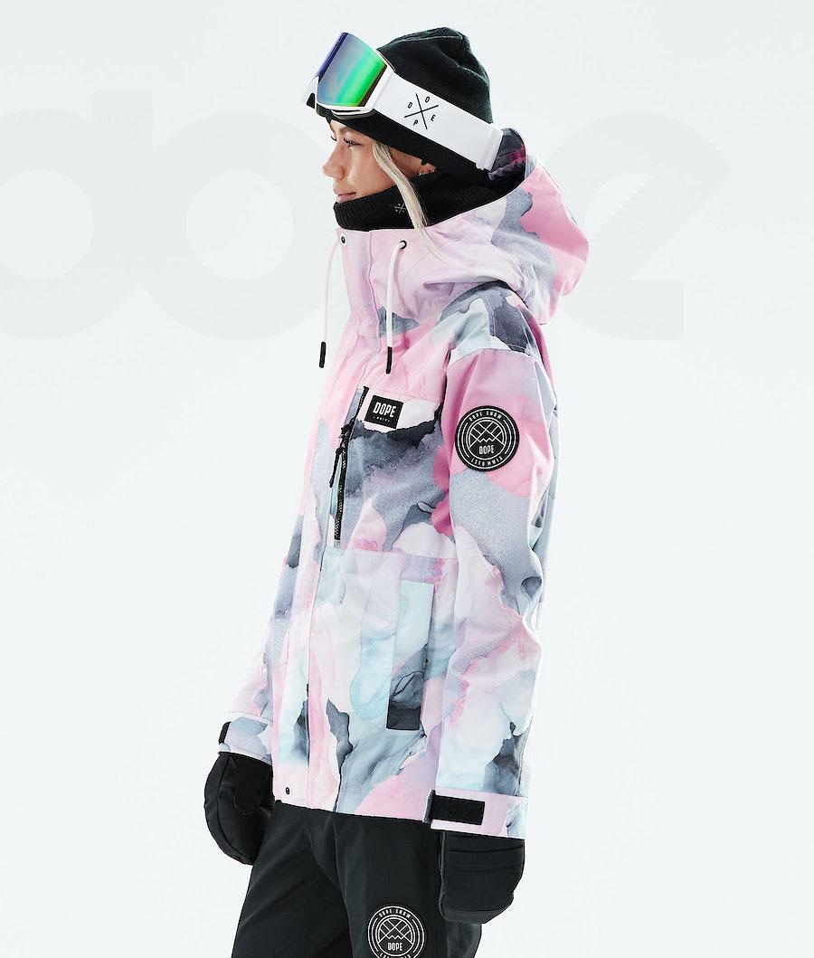 Pink Women's Dope Blizzard W Full Zip 2021 Ski Jackets | NZ_D2533