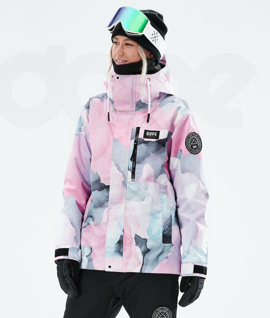 Pink Women\'s Dope Blizzard W Full Zip 2021 Ski Jackets | NZ_D2533