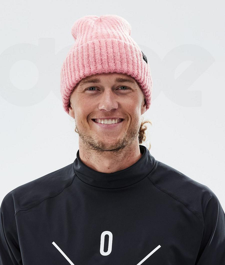 Pink Women's Dope Chunky Beanies | NZ_D1794