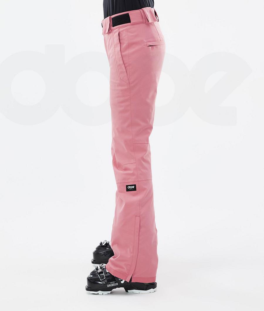 Pink Women's Dope Con W Ski Pants | NZ_D1401