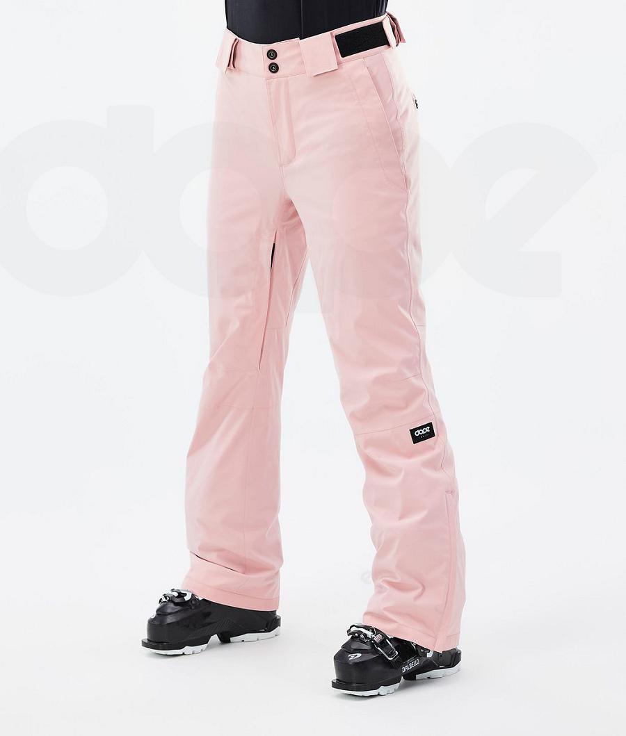 Pink Women\'s Dope Con W Ski Pants | NZ_D1707