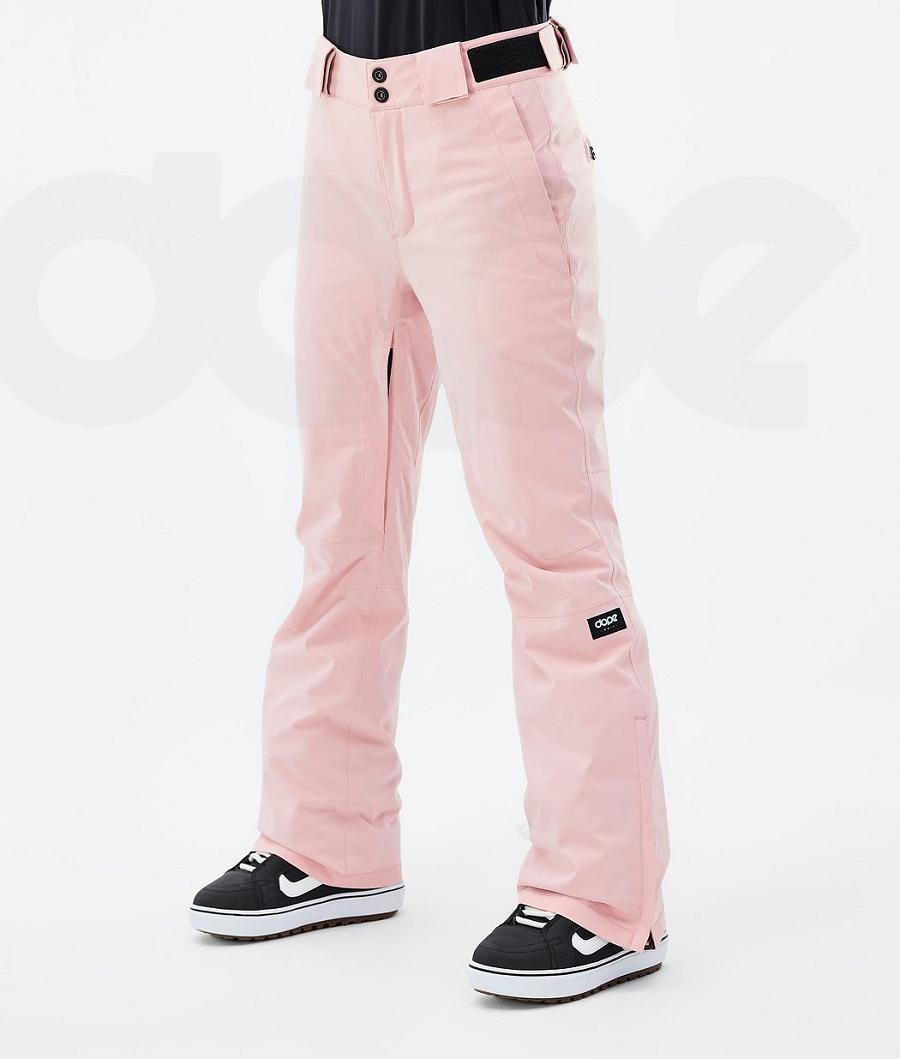 Pink Women\'s Dope Con W Snowboard Pants | NZ_D2153