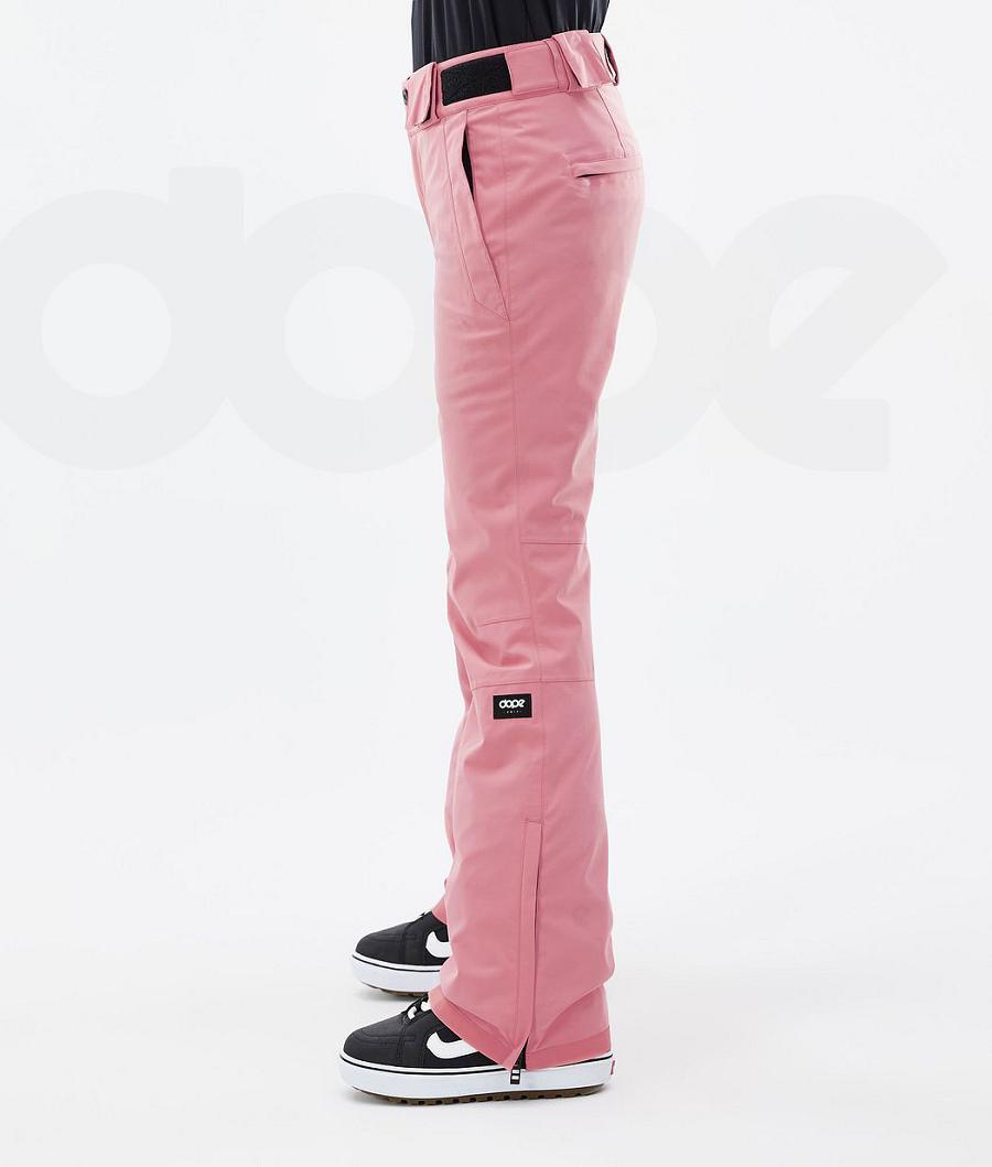 Pink Women's Dope Con W Snowboard Pants | NZ_D2295