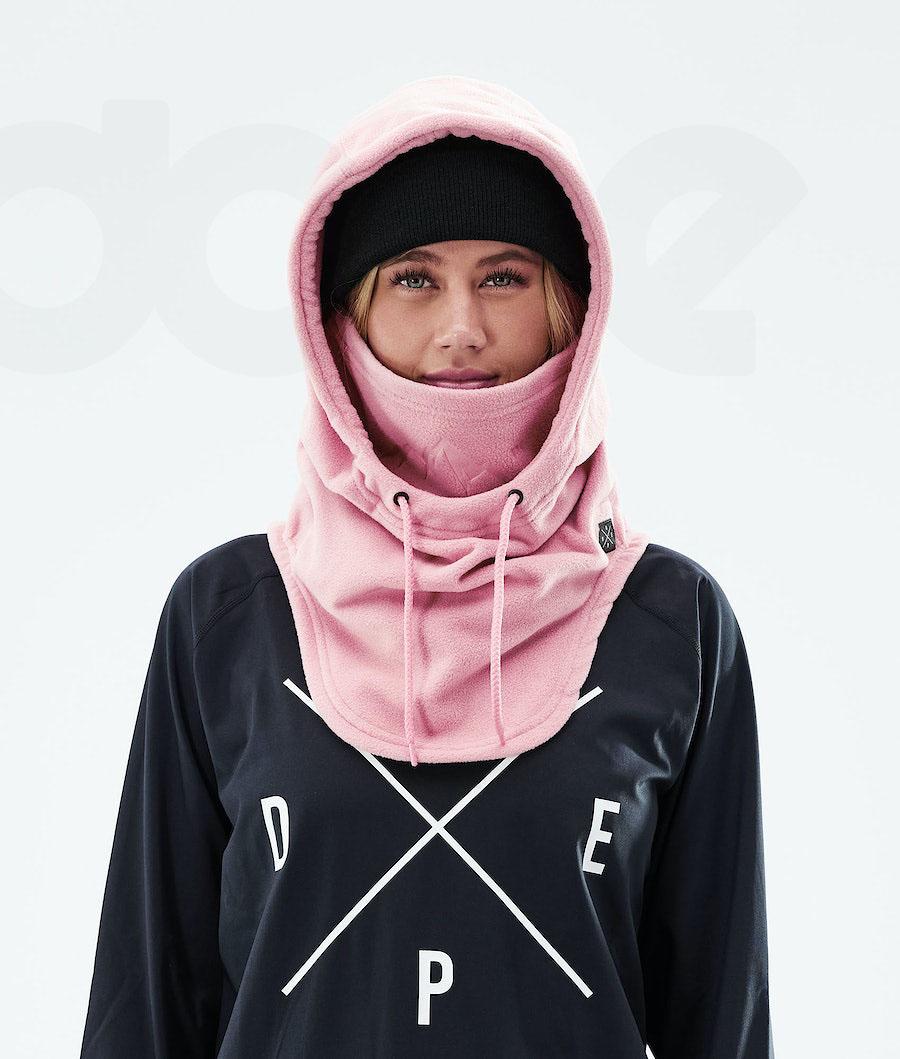 Pink Women's Dope Cozy Hood II Facemasks | NZ_D1810
