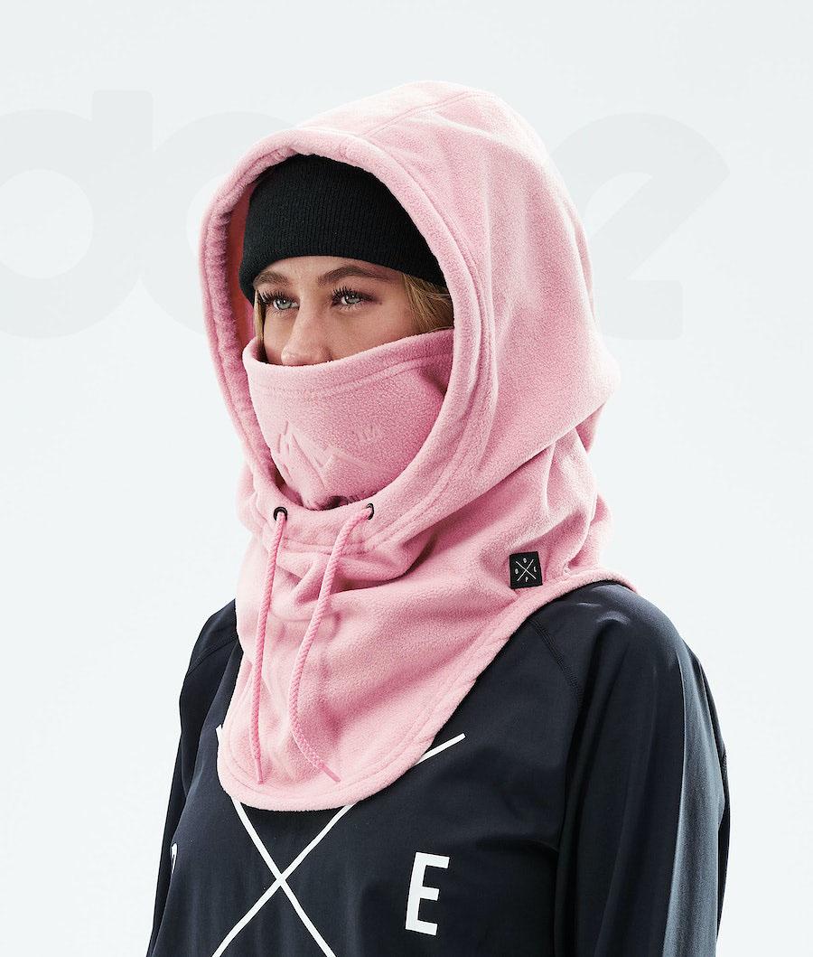 Pink Women's Dope Cozy Hood II Facemasks | NZ_D1810