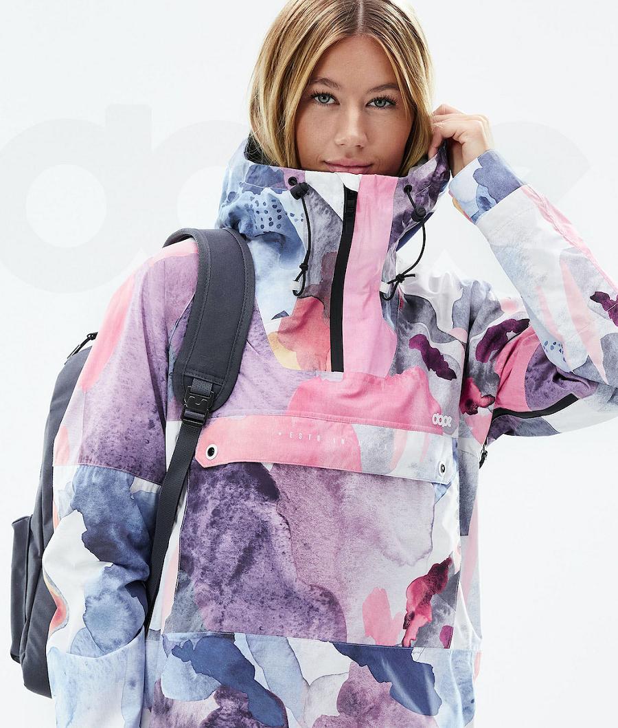 Pink Women's Dope Hiker Light W Outdoor Jackets | NZ_D1893